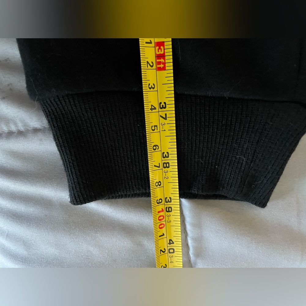 NWT BEBE JOGGERS DRAW STRING WAIST, SIZE US L, BLACK/SILVER - Picture 8 of 9